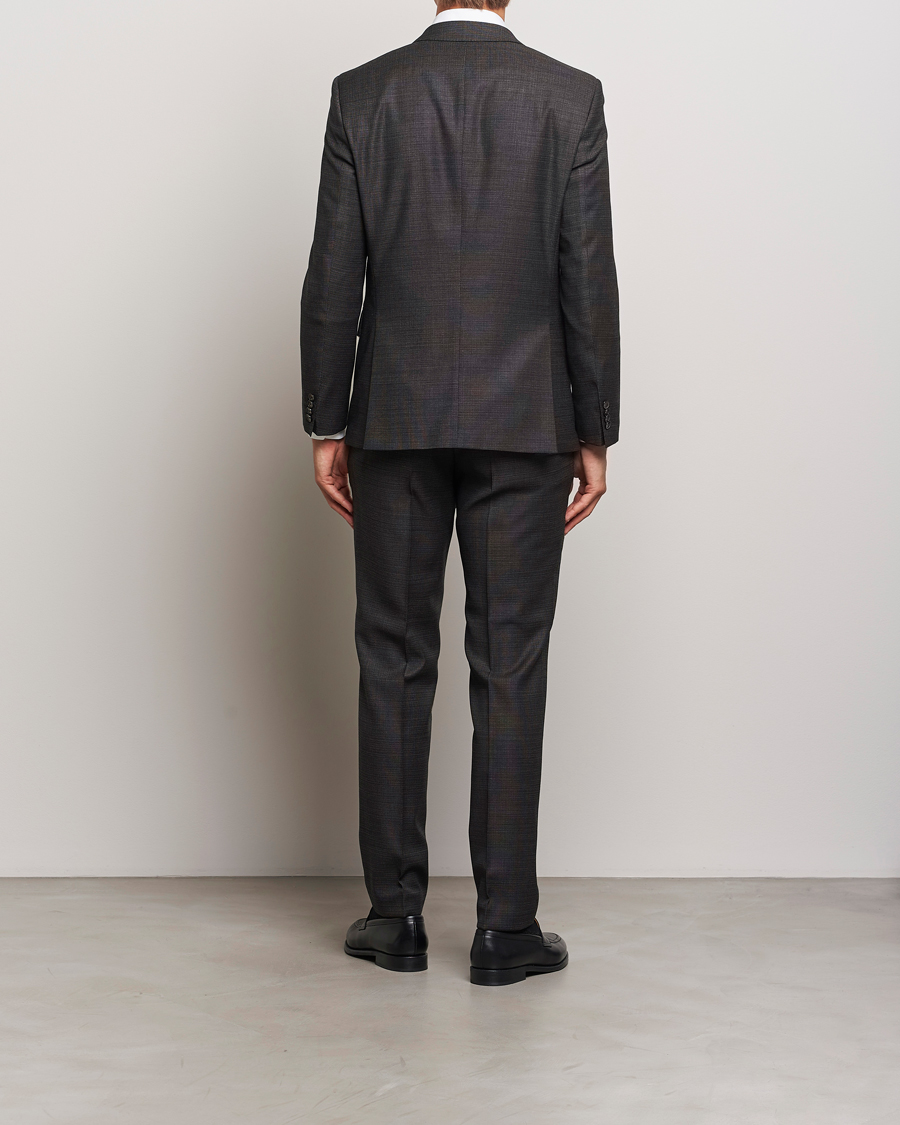 Men | Suits | BOSS BLACK | Huge Wool Suit Open Green