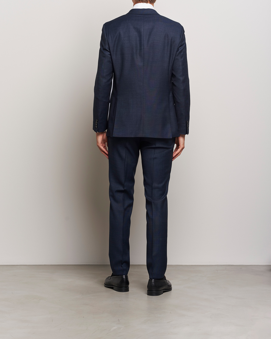 Men | Suits | BOSS BLACK | Huge Wool Suit Open Blue