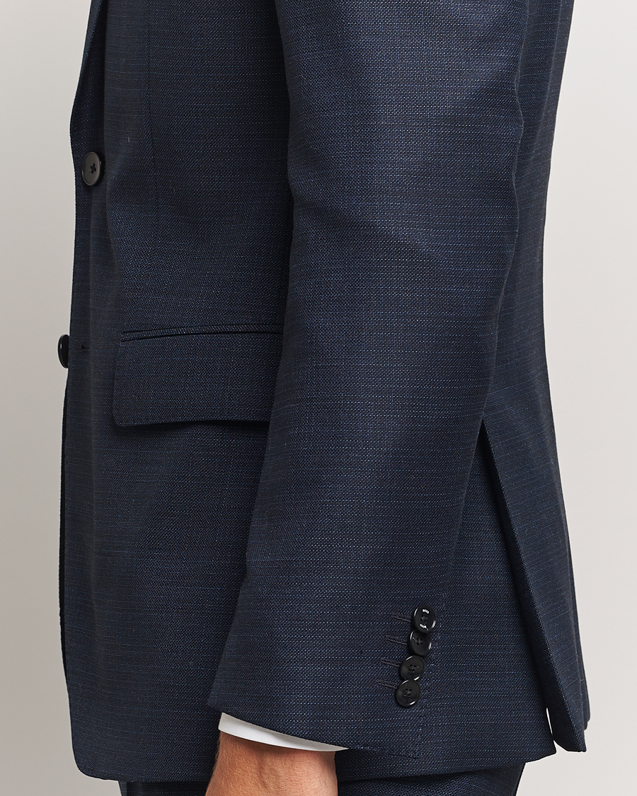 Men | Suits | BOSS BLACK | Huge Wool Suit Open Blue