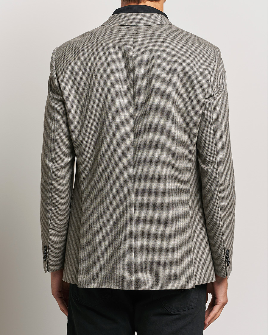 Men | Blazers | BOSS BLACK | Hutson Wool Dogtooth Blazer Open White