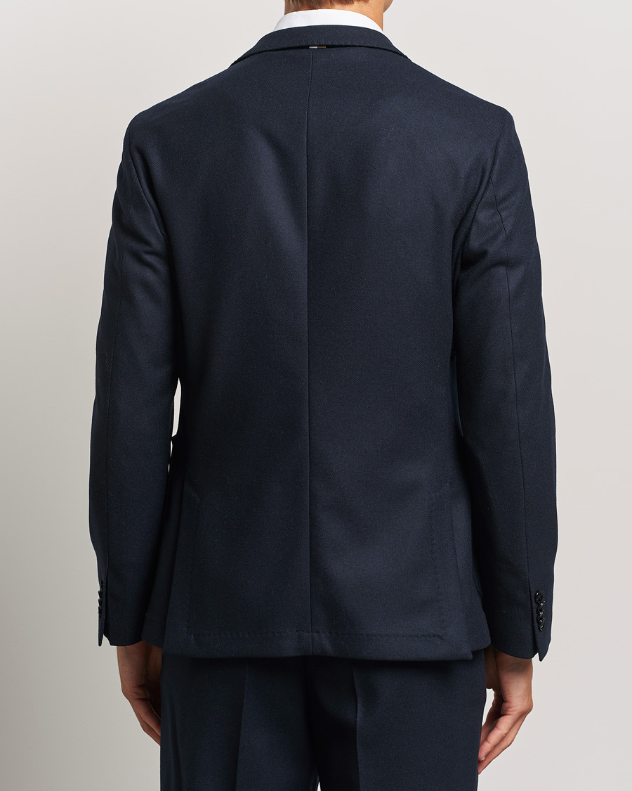 Men | Blazers | BOSS BLACK | Hanry Wool Patch Pocket Blazer Dark Blue