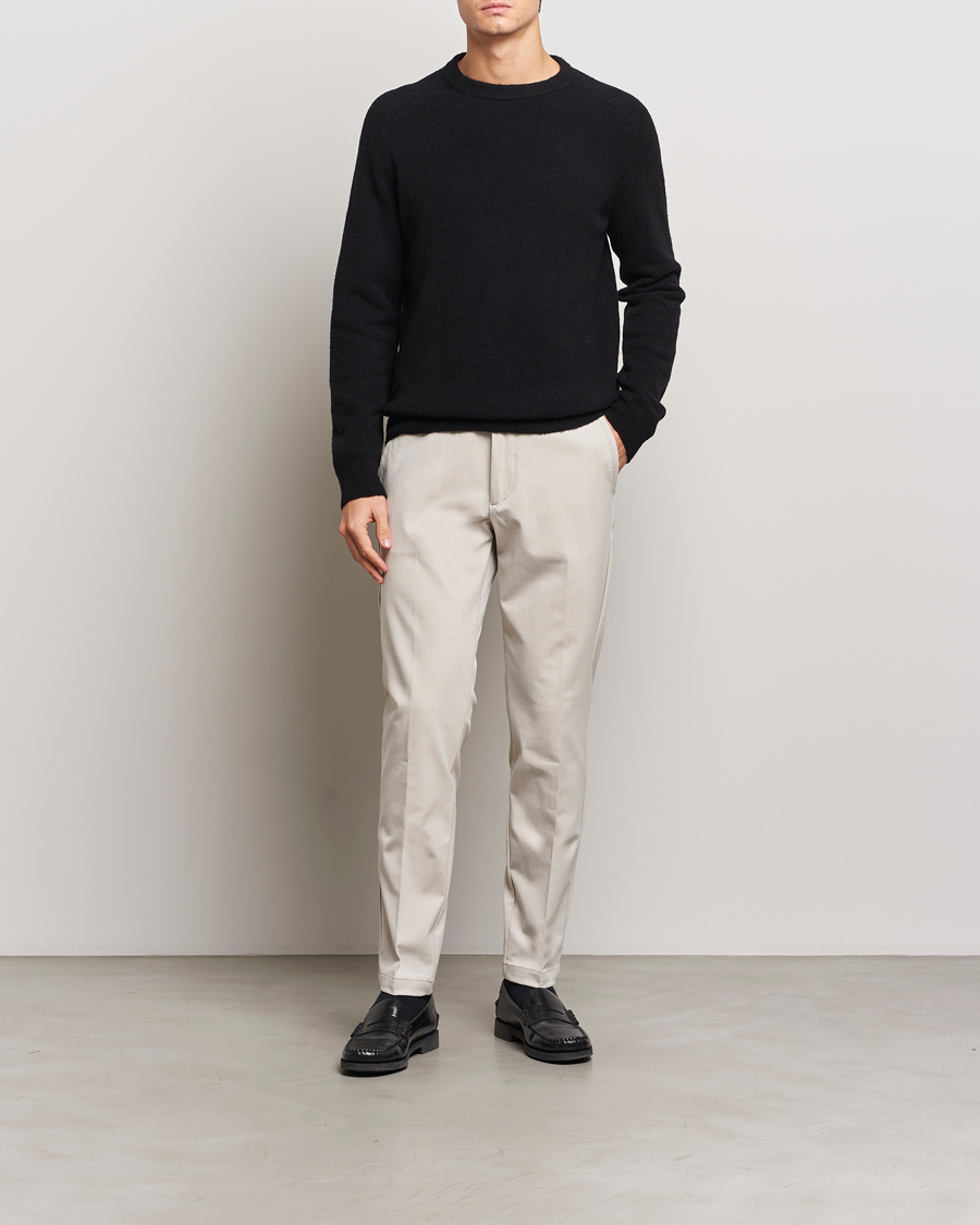 Men | Trousers | BOSS BLACK | Kaiton Structured Chinos Light Beige