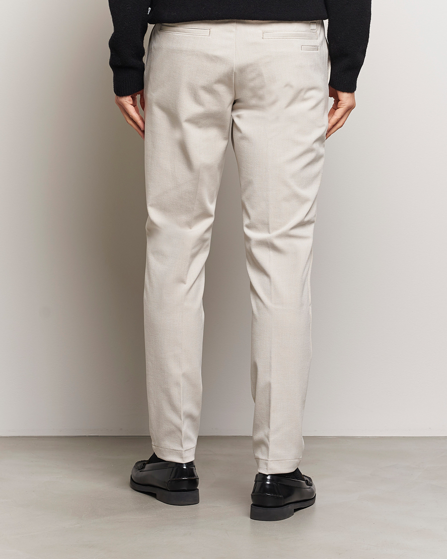 Men | Trousers | BOSS BLACK | Kaiton Structured Chinos Light Beige