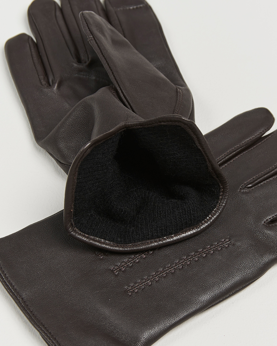 Men | BOSS BLACK Hainz Leather Glove Medium Brown | BOSS BLACK | Hainz Leather Glove Medium Brown