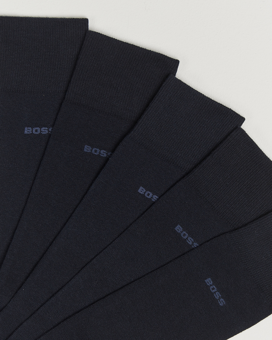 Men | Underwear & Socks | BOSS BLACK | 5-Pack RS Uni Socks Dark Blue