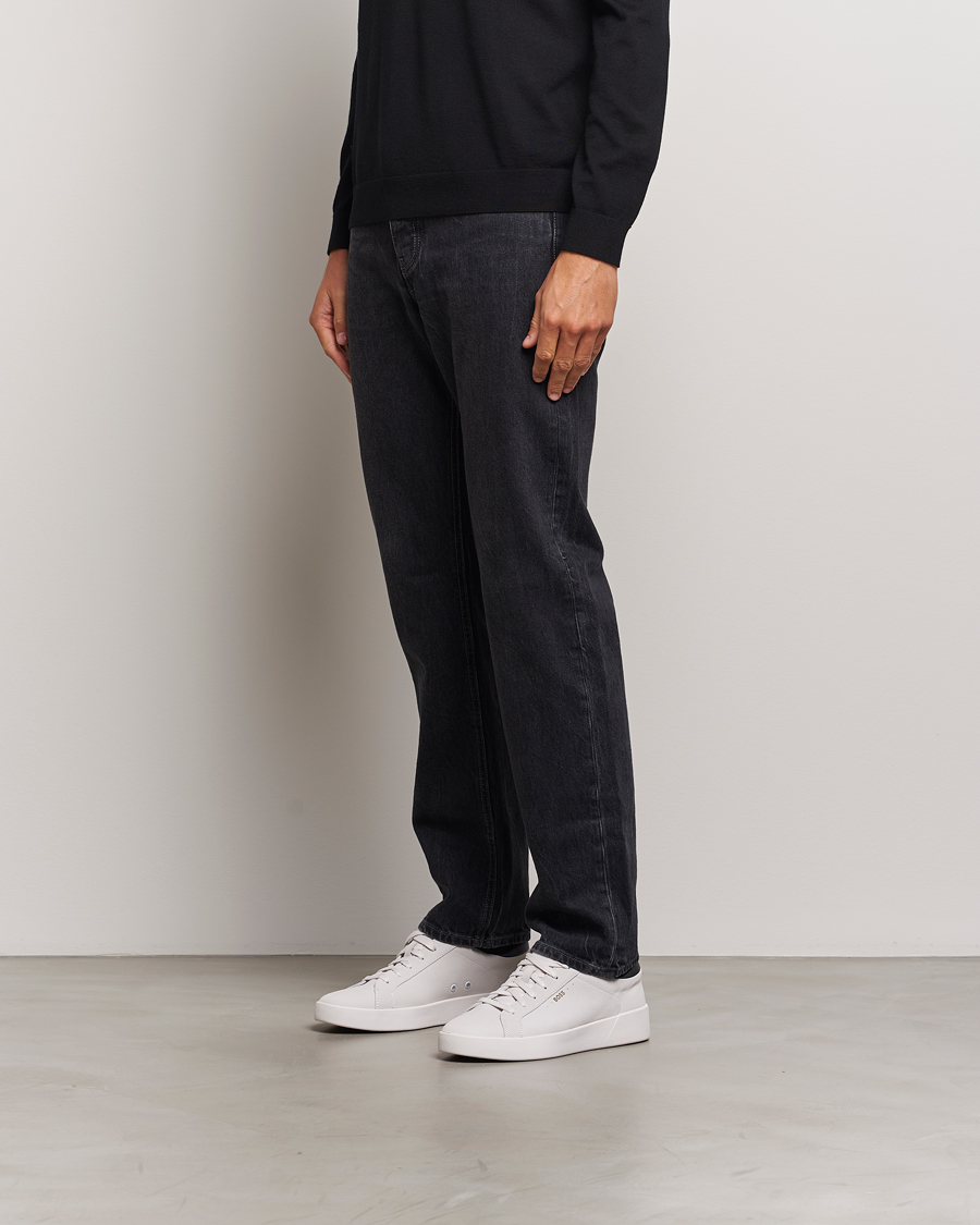 Men | BOSS BLACK Belwar Leather Sneaker Open White | BOSS BLACK | Belwar Leather Sneaker Open White