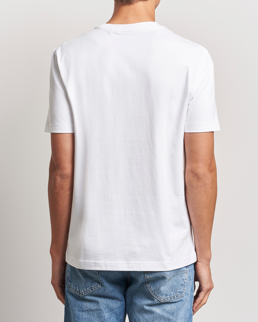Men | T-Shirts | BOSS ORANGE | Printed Crew Neck T-Shirt White
