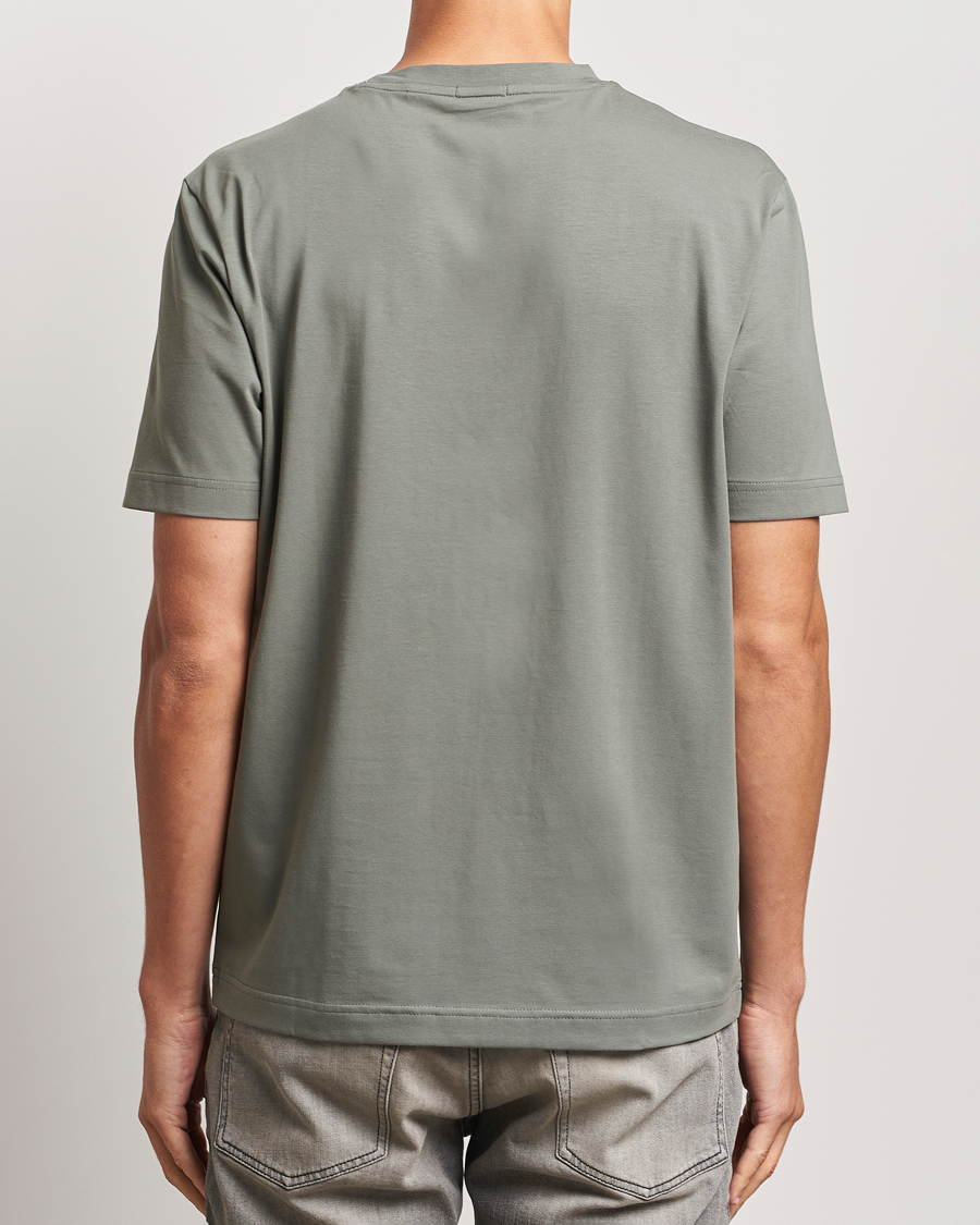 Men | T-Shirts | BOSS ORANGE | Tchup Logo Crew Neck T-Shirt Open Grey