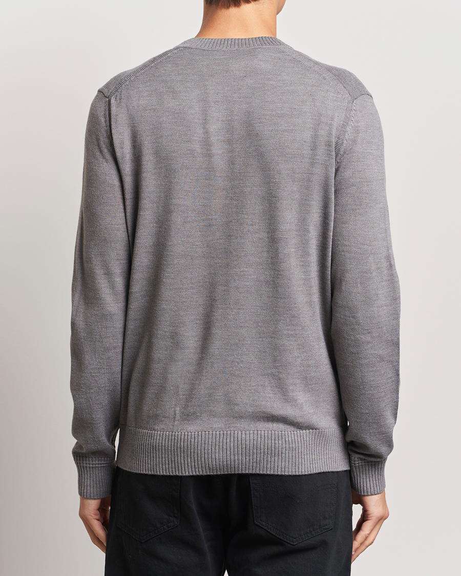 Men | Sweaters & Knitwear | BOSS ORANGE | Avac Wool Knitted Cardigan Light Grey