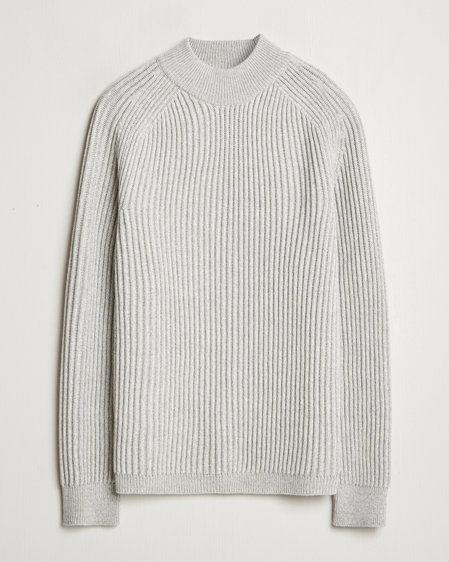 Men | Sweaters & Knitwear | BOSS ORANGE | Kearth Rib Knitted Polo Light Beige