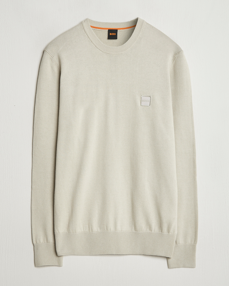 Men | Sweaters & Knitwear | BOSS ORANGE | Kanovano Knitted Sweater Light Beige