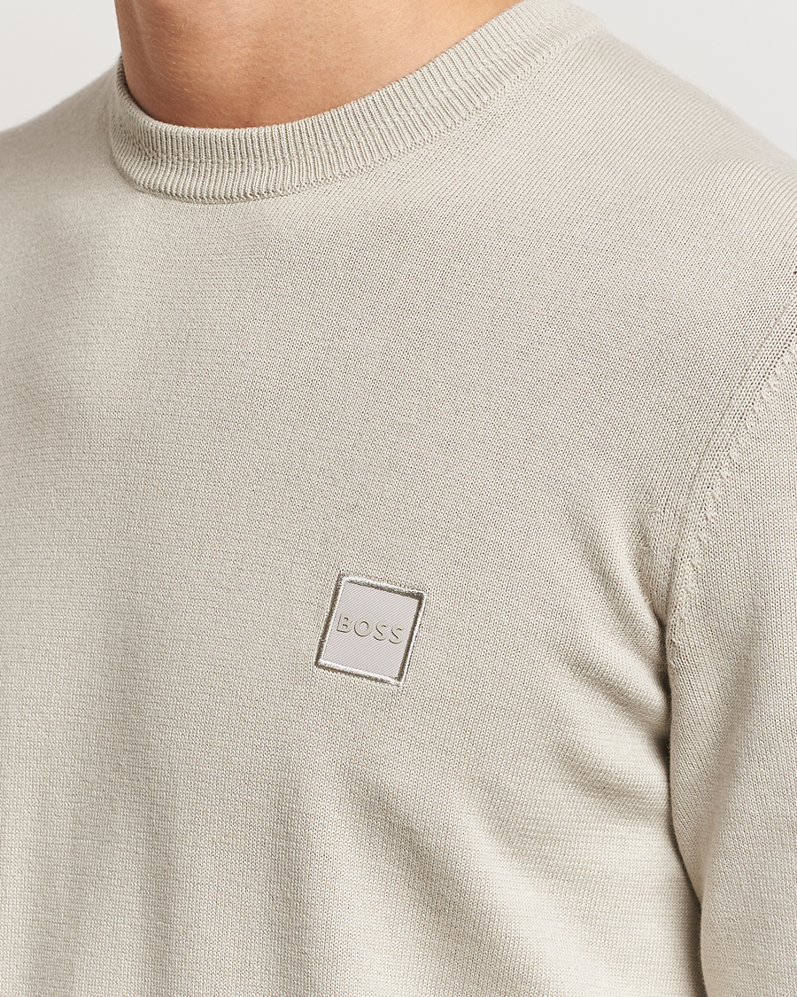 Men | Sweaters & Knitwear | BOSS ORANGE | Kanovano Knitted Sweater Light Beige