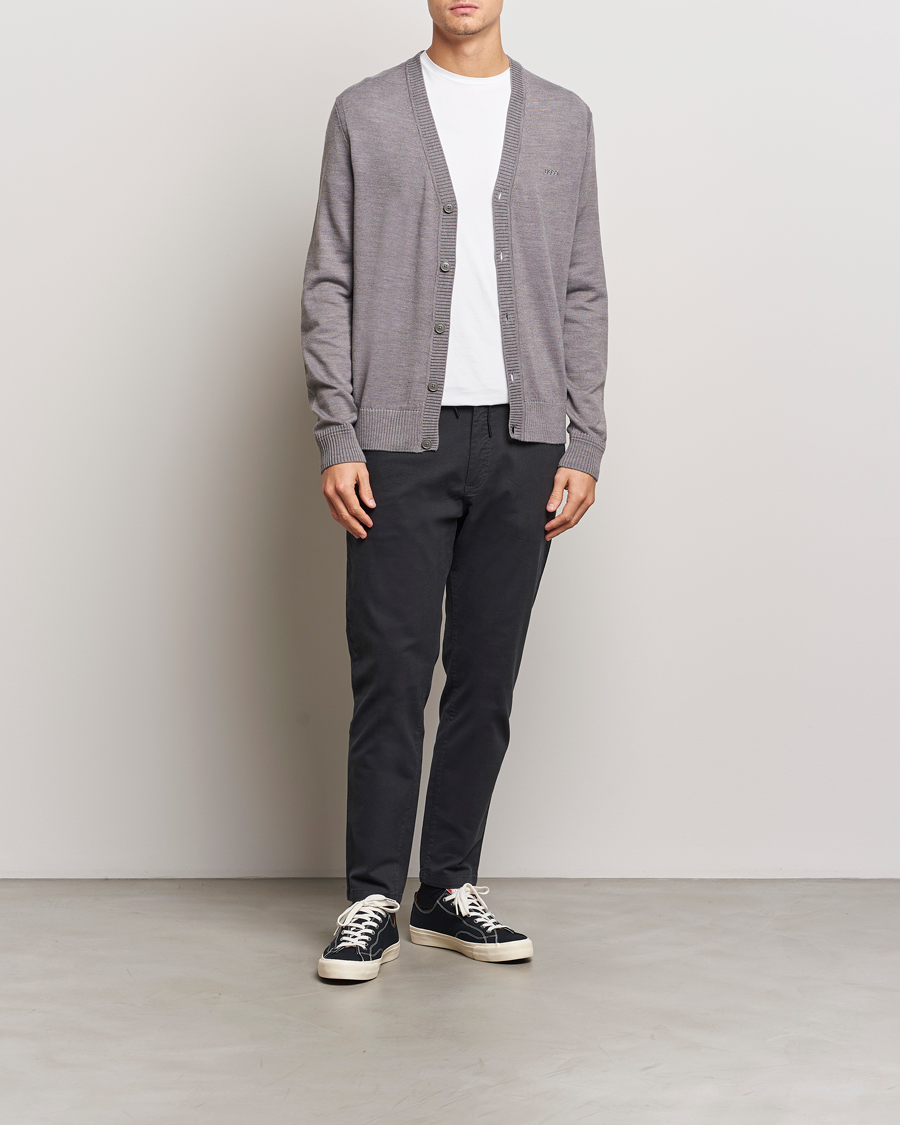 Men | Trousers | BOSS ORANGE | Tapered Drawstring Trousers Black