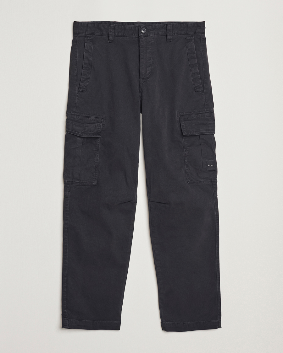 Men | Trousers | BOSS ORANGE | Sisla Cargo Pants Black