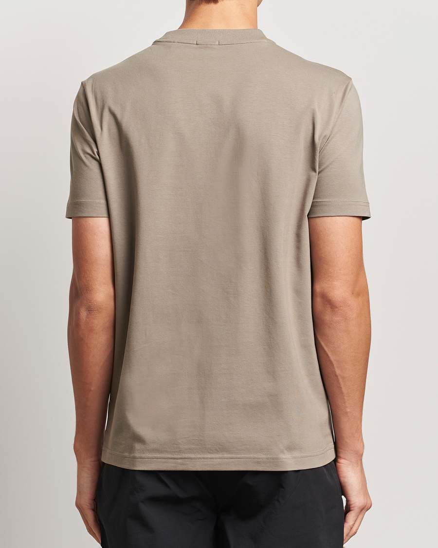 Men | T-Shirts | BOSS GREEN | Logo Crew Neck T-Shirt Light Green