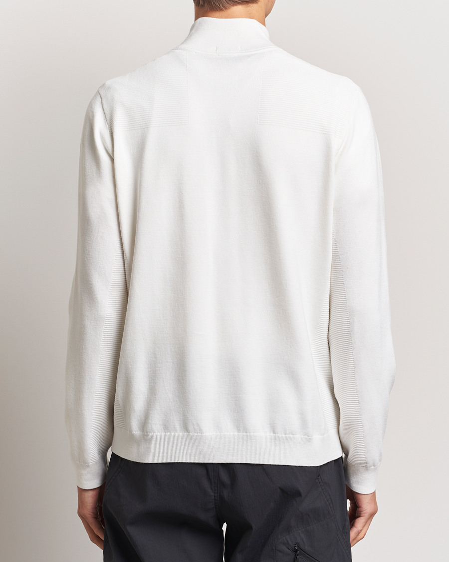 Men | Sweaters & Knitwear | BOSS GREEN | Momentum Knitted Half Zip White