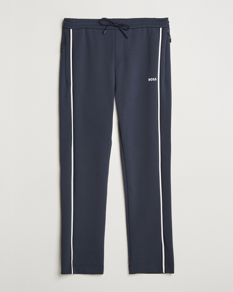 Men | Trousers | BOSS GREEN | Hadim Sweatpants Dark Blue