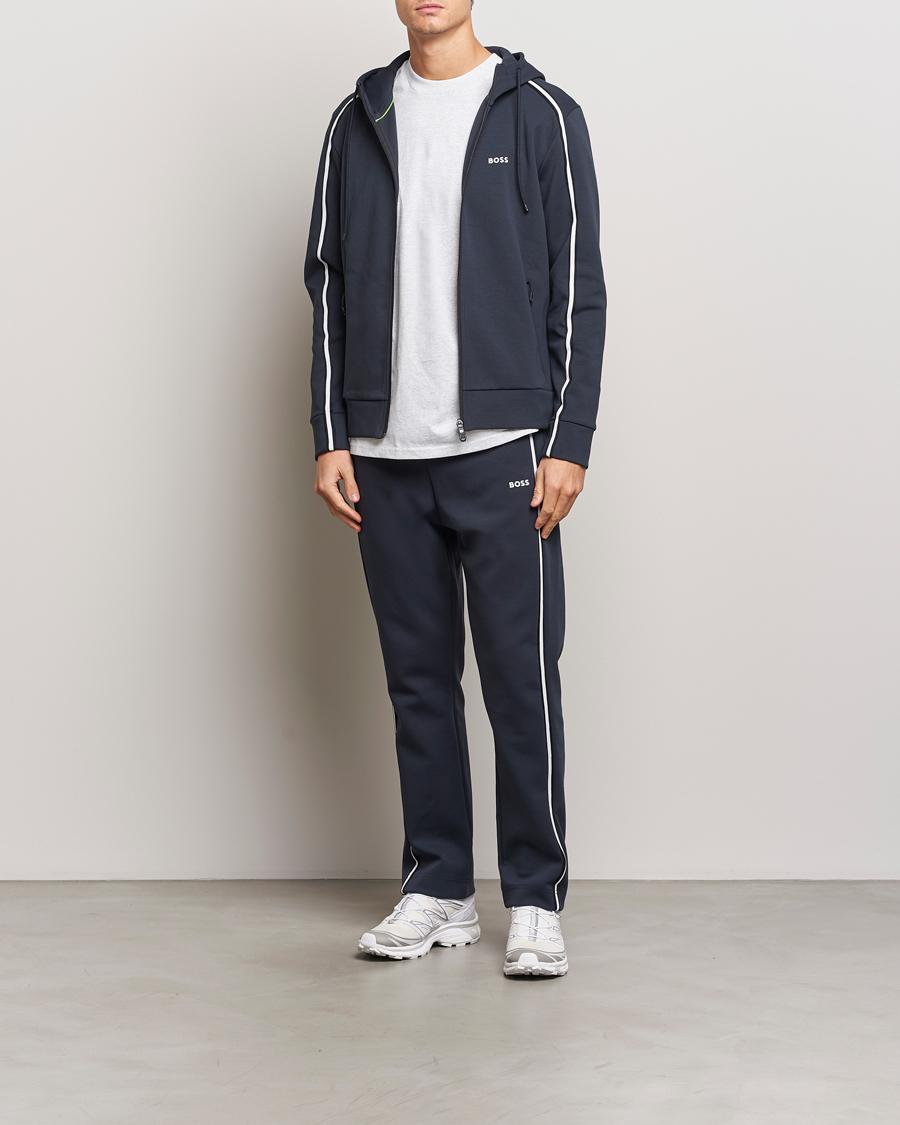 Men | Trousers | BOSS GREEN | Hadim Sweatpants Dark Blue