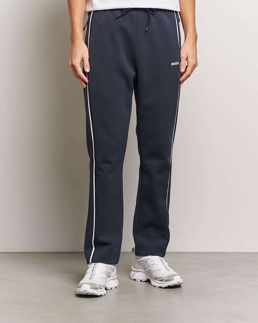 Men | Trousers | BOSS GREEN | Hadim Sweatpants Dark Blue