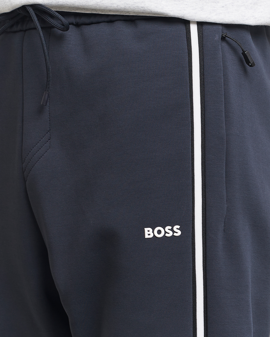 Men | Trousers | BOSS GREEN | Hadim Sweatpants Dark Blue