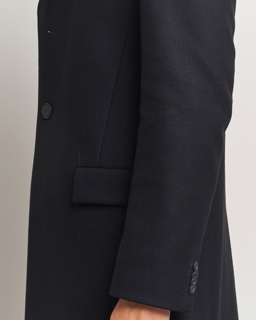 Men | Coats & Jackets | HUGO | Migor Wool Coat Black
