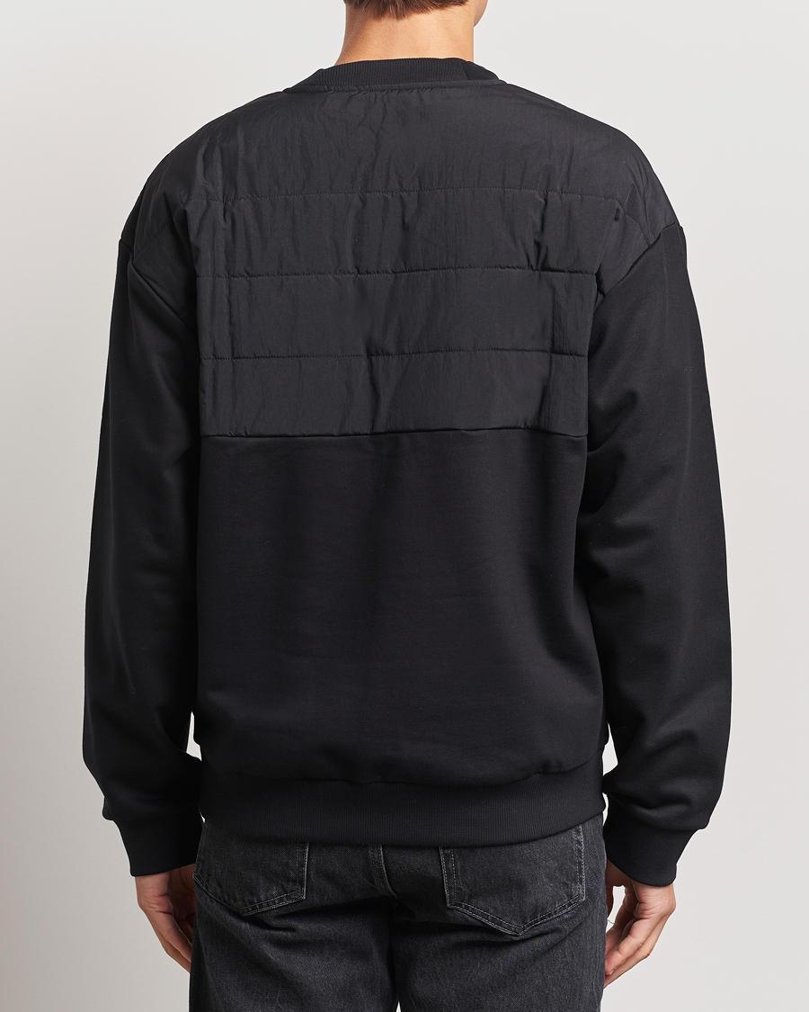 Men | Sweaters & Knitwear | HUGO | Detechsom Hybrid Half Zip Black