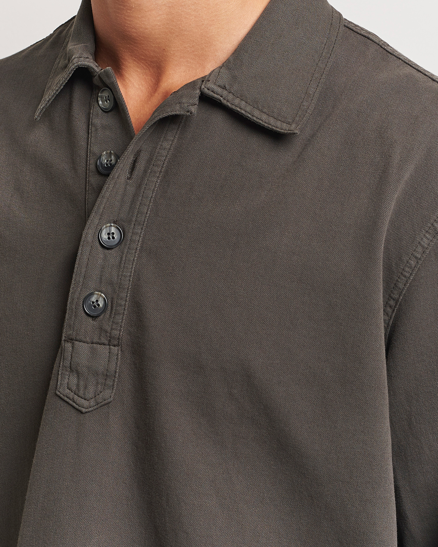 Men | Shirts | Jeanerica | Lala Popover Shirt Warm Grey