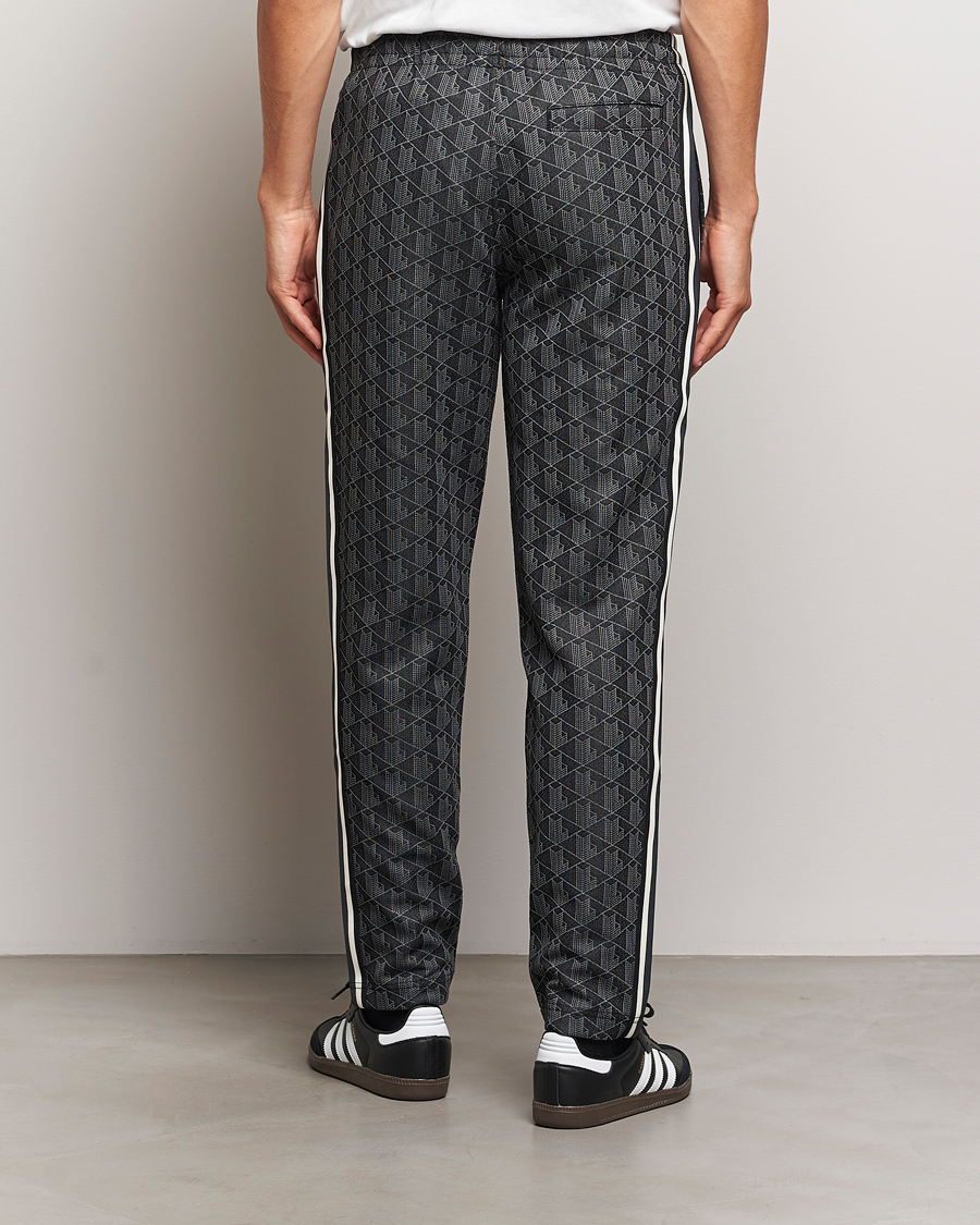 Men | Trousers | Lacoste | Monogram Track Pants Black/Graphite