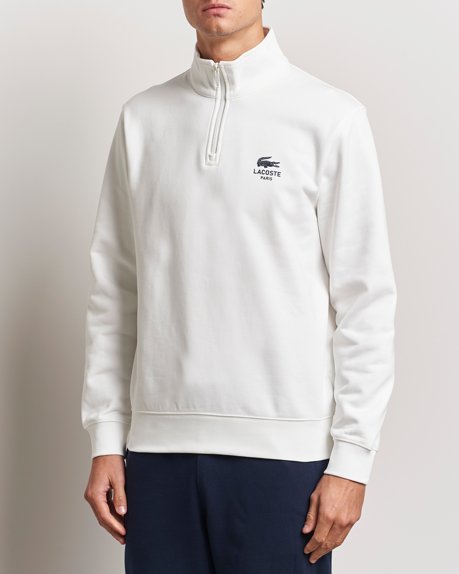 Men | Sweaters & Knitwear | Lacoste | Paris Half Zip Sweatshirt Flour