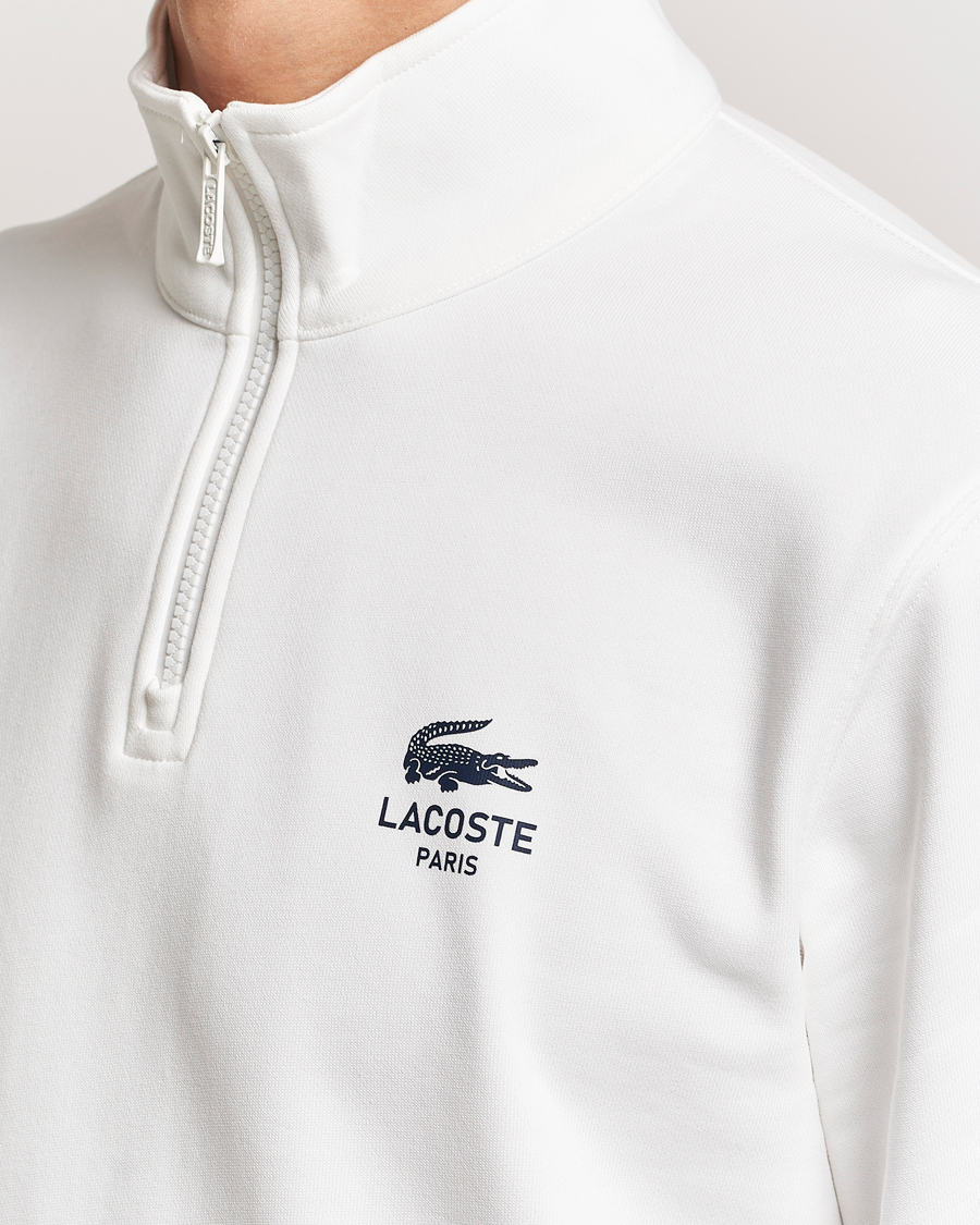Men | Sweaters & Knitwear | Lacoste | Paris Half Zip Sweatshirt Flour