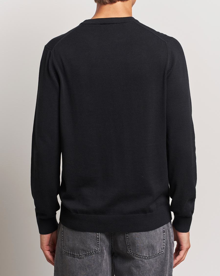 Men | Sweaters & Knitwear | Lacoste | Cotton Knitted Sweater Black