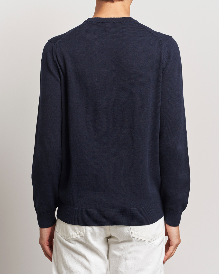 Men | Sweaters & Knitwear | Lacoste | Cotton Knitted Sweater Navy Blue