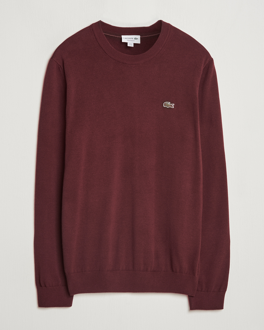 Men | Sweaters & Knitwear | Lacoste | Cotton Knitted Sweater Espresso