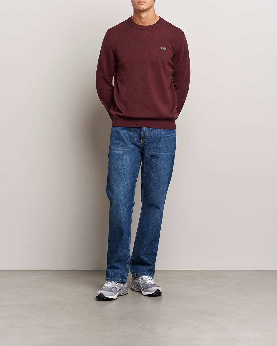 Men | Sweaters & Knitwear | Lacoste | Cotton Knitted Sweater Espresso