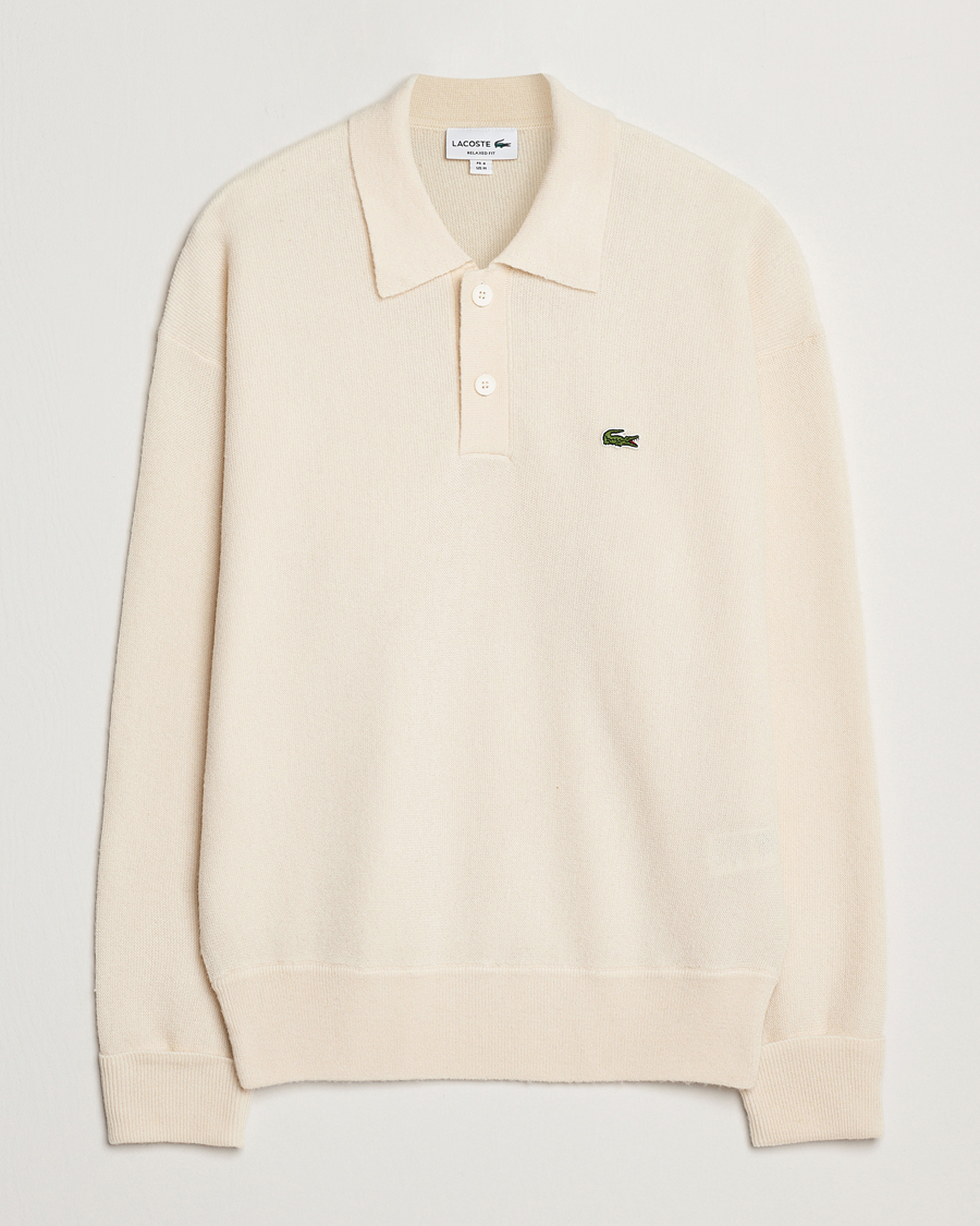 Men | Sweaters & Knitwear | Lacoste | Carded Wool Polo Lapland