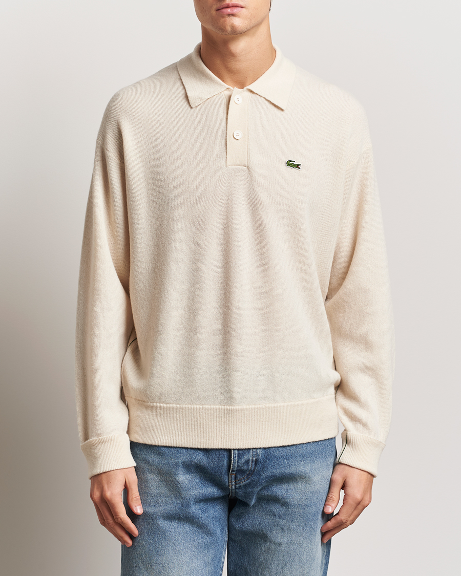 Men | Sweaters & Knitwear | Lacoste | Carded Wool Polo Lapland