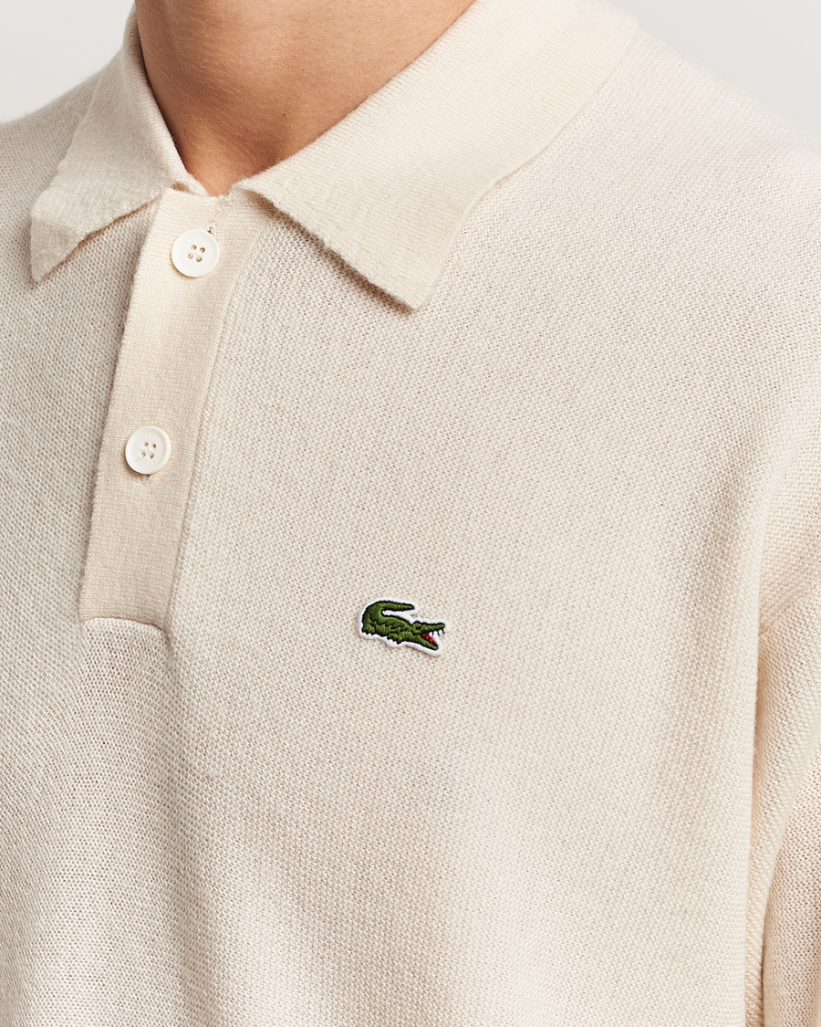 Men | Sweaters & Knitwear | Lacoste | Carded Wool Polo Lapland