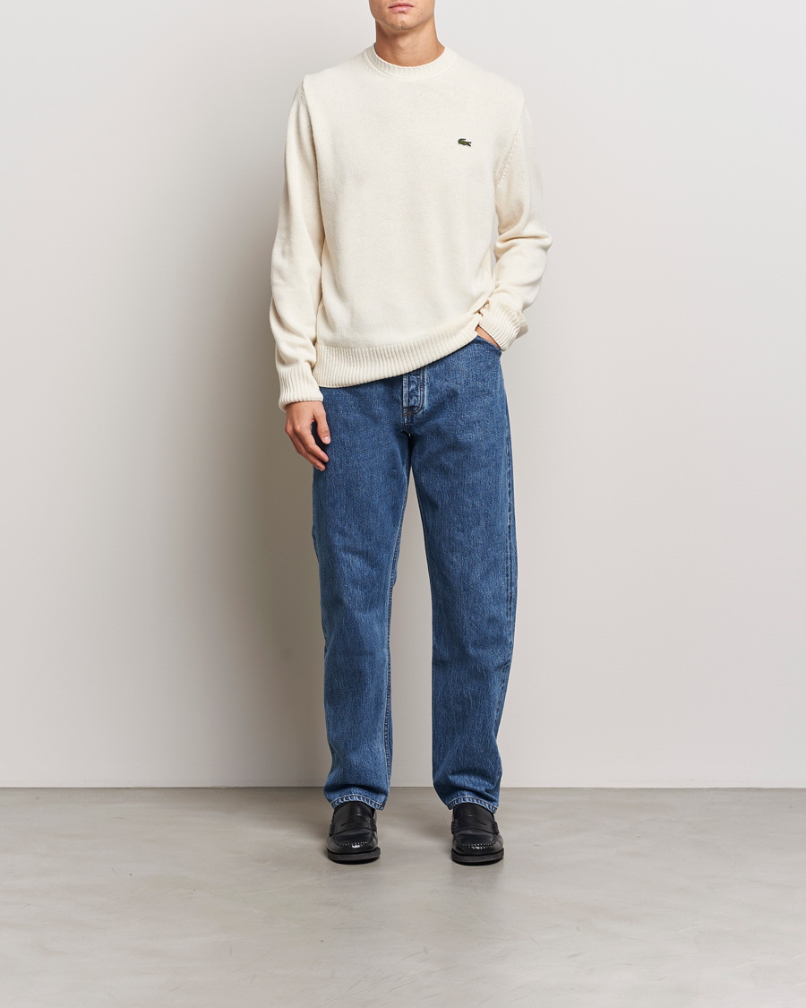 Men | Sweaters & Knitwear | Lacoste | Carded Wool Crew Neck Lapland
