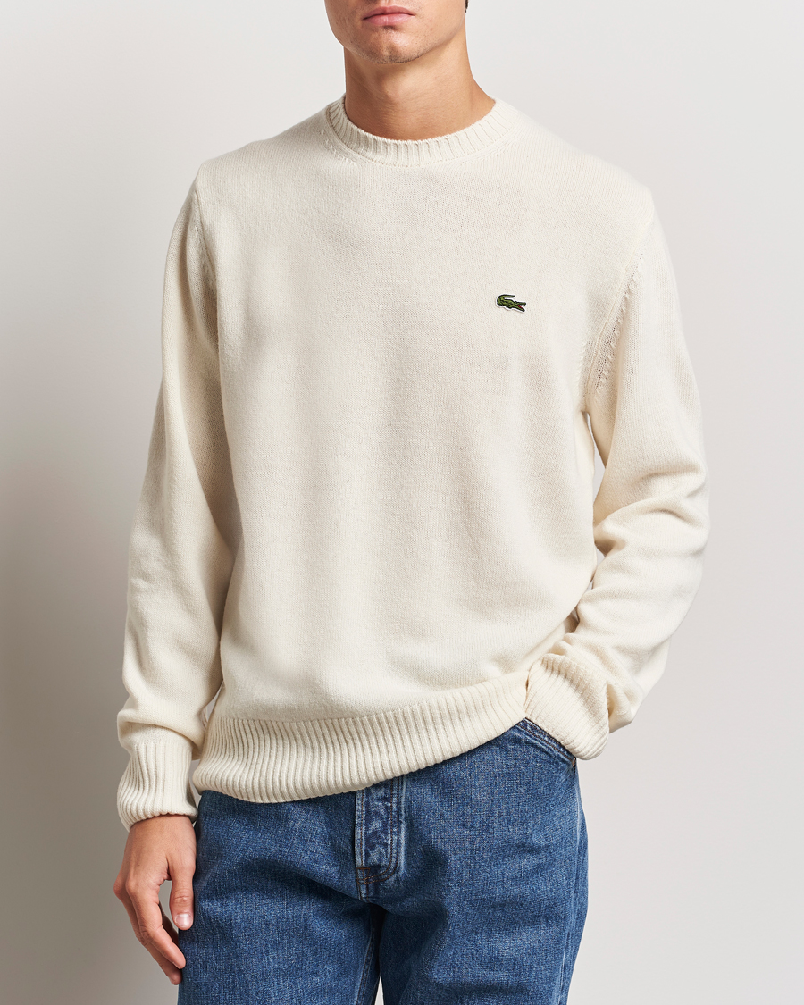 Men | Sweaters & Knitwear | Lacoste | Carded Wool Crew Neck Lapland