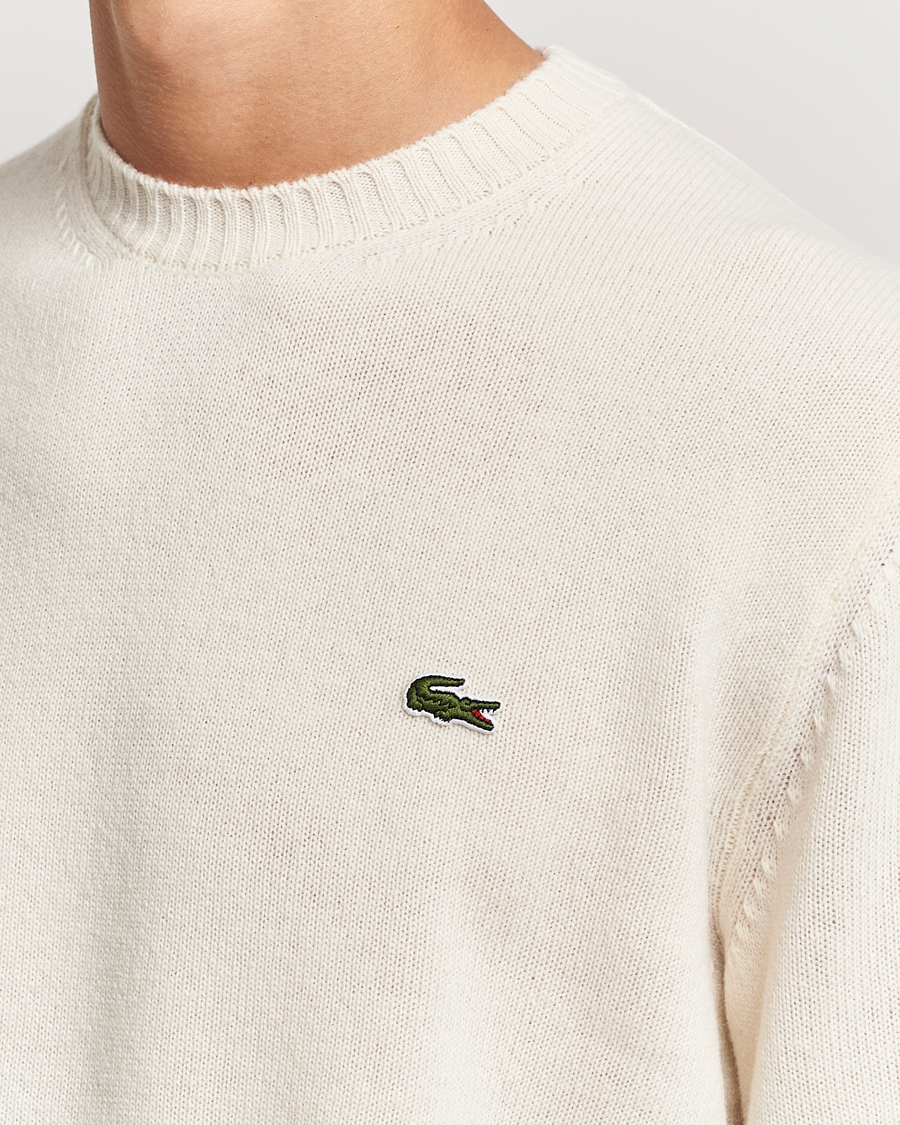 Men | Sweaters & Knitwear | Lacoste | Carded Wool Crew Neck Lapland