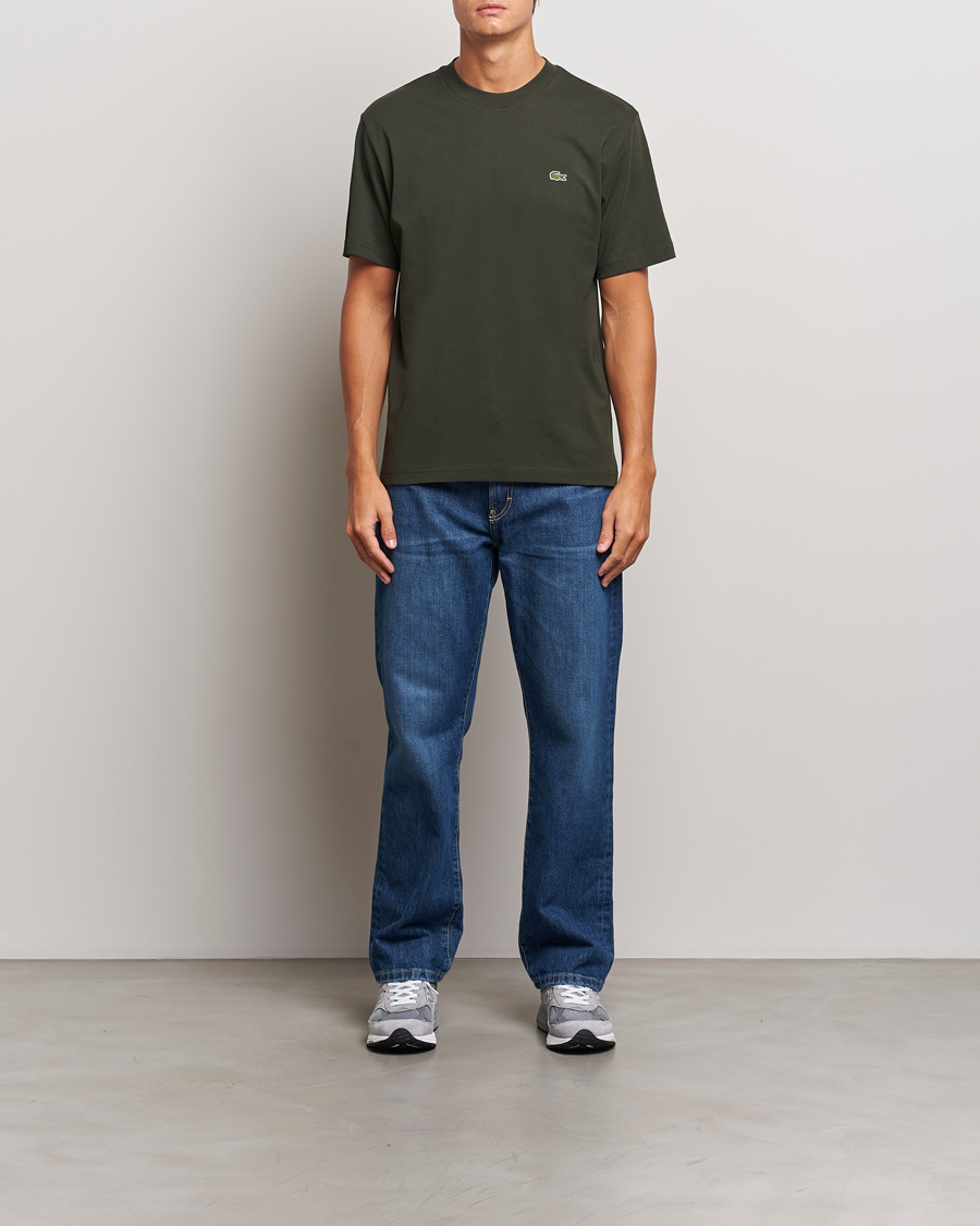Men | T-Shirts | Lacoste | Crew Neck T-Shirt Sapwood