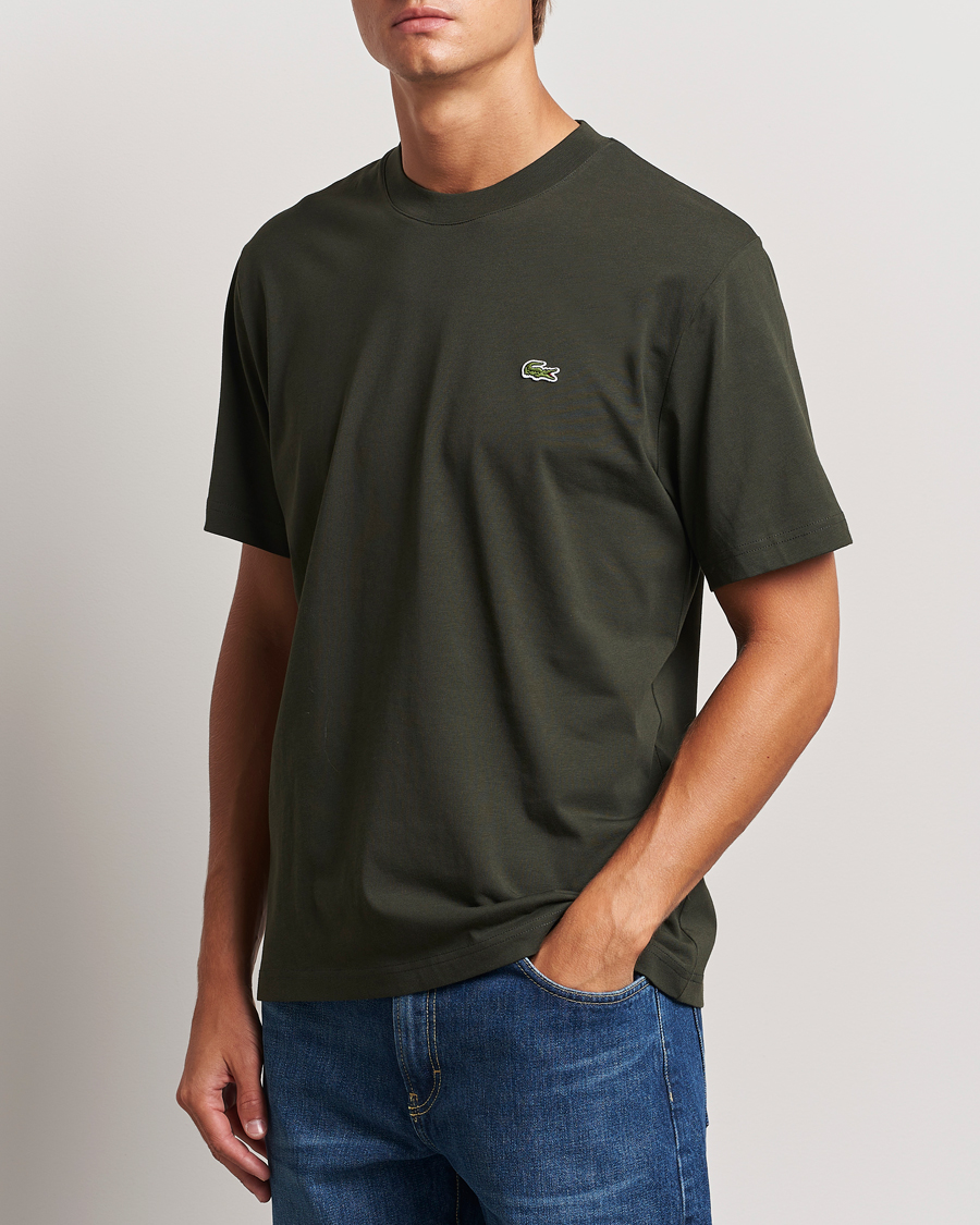 Men | T-Shirts | Lacoste | Crew Neck T-Shirt Sapwood