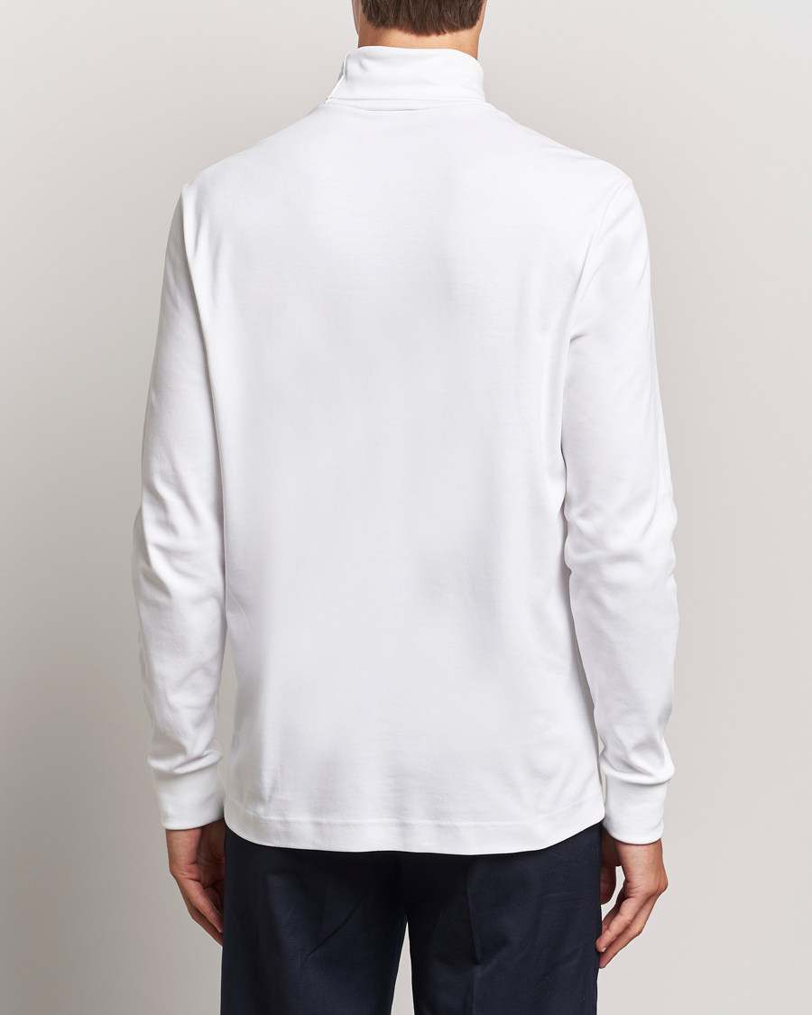 Men | Sweaters & Knitwear | Lacoste | Interlock Cotton Rollneck White