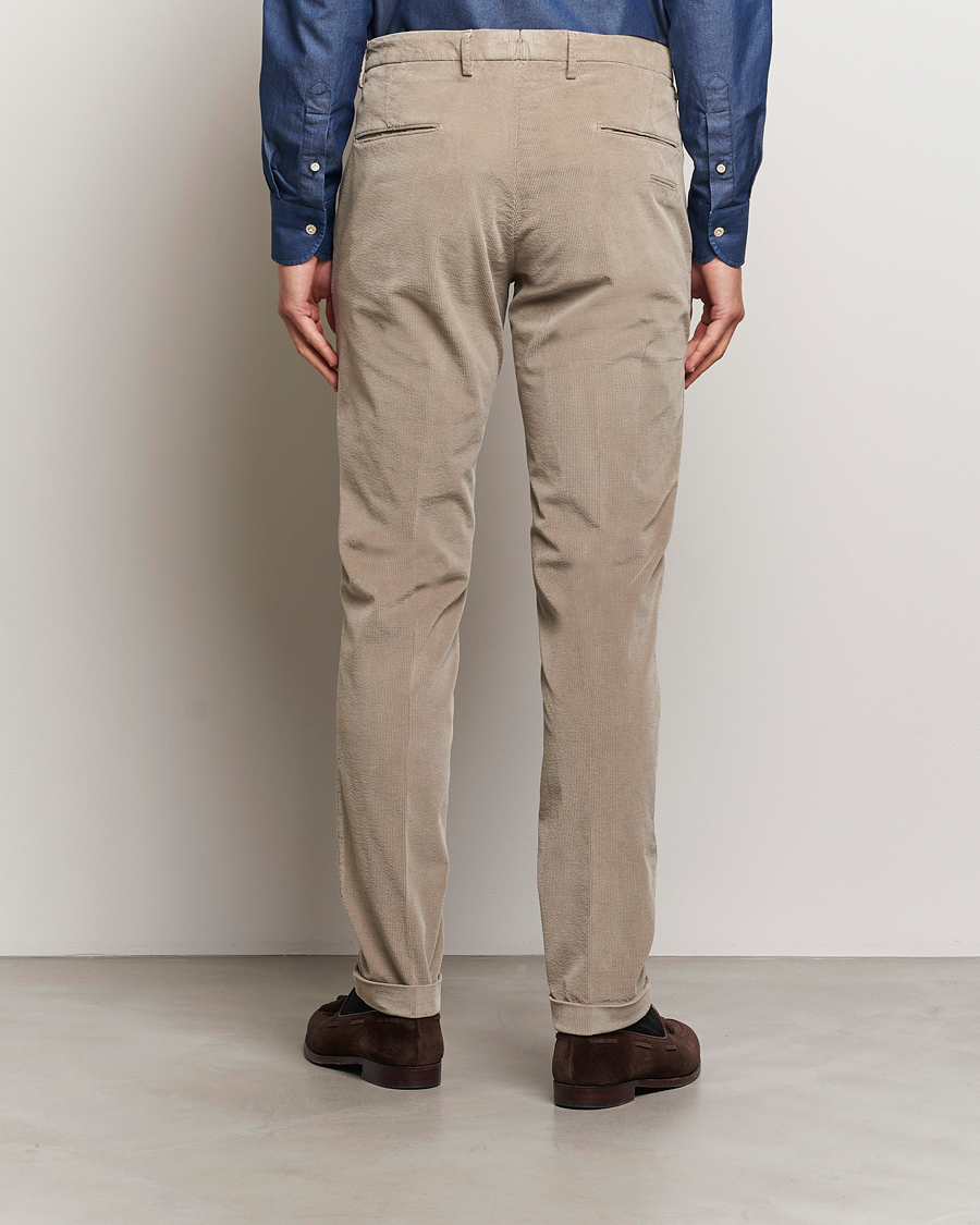 Men | Trousers | Briglia 1949 | Slim Fit Corduroy Trousers Beige