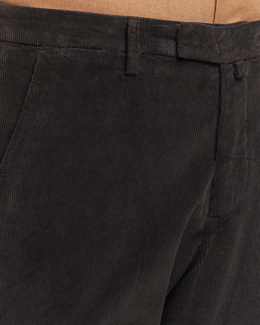 Men | Trousers | Briglia 1949 | Slim Fit Corduroy Trousers Dark Brown