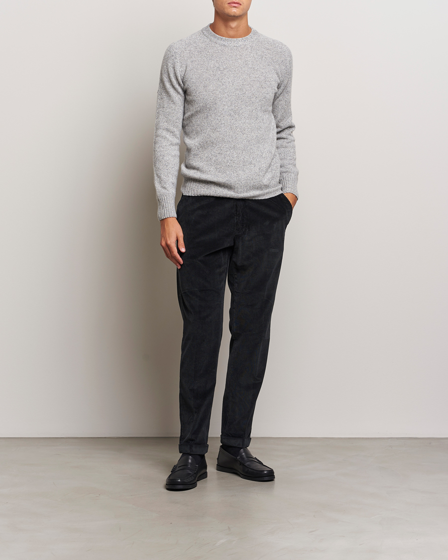 Men | Trousers | Briglia 1949 | Easy Fit Corduroy Trousers Black