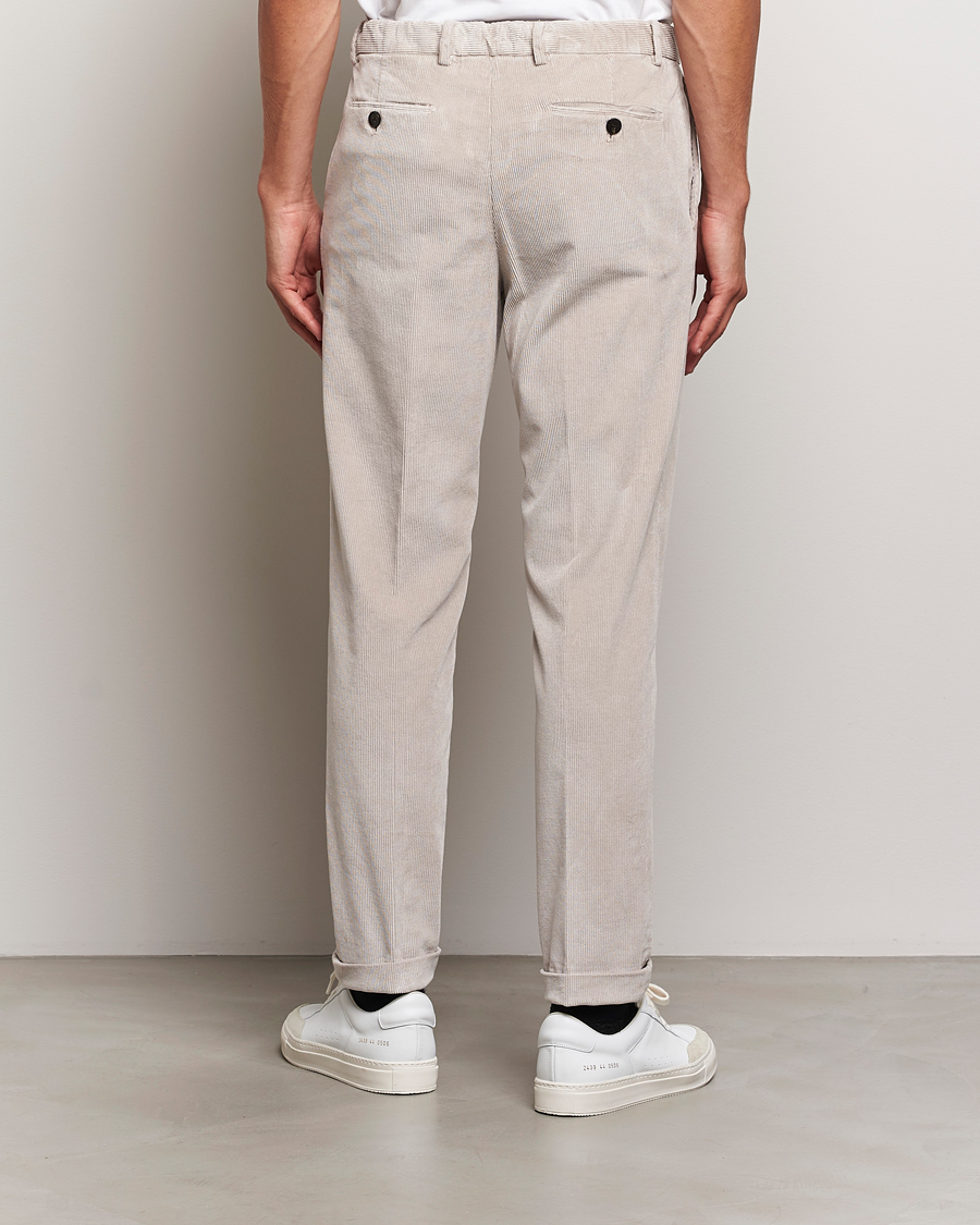 Men | Trousers | Briglia 1949 | Easy Fit Corduroy Trousers Beige