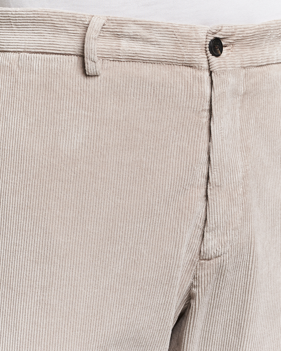 Men | Trousers | Briglia 1949 | Easy Fit Corduroy Trousers Beige