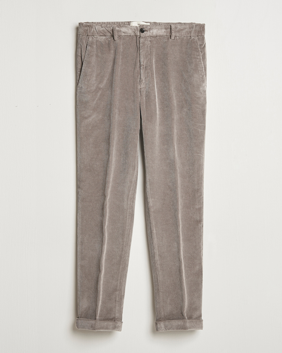 Men | Trousers | Briglia 1949 | Easy Fit Corduroy Trousers Taupe