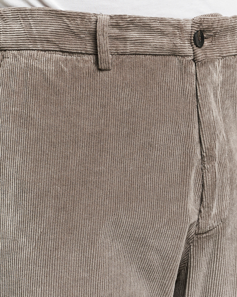 Men | Trousers | Briglia 1949 | Easy Fit Corduroy Trousers Taupe